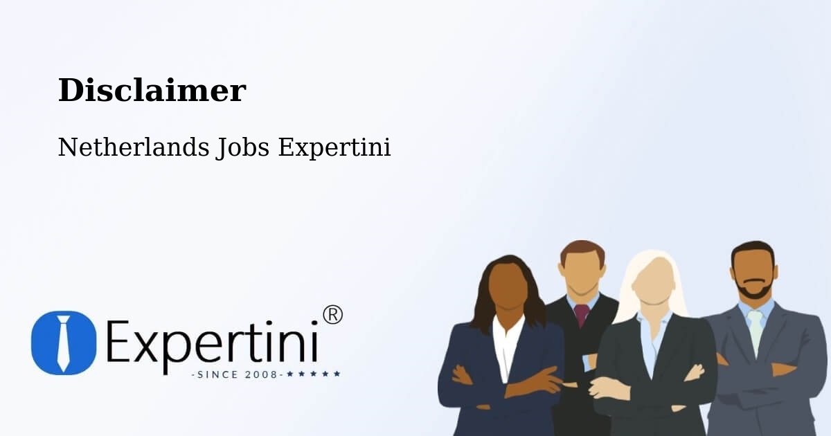 Disclaimer – De Lier - Netherlands Jobs Expertini