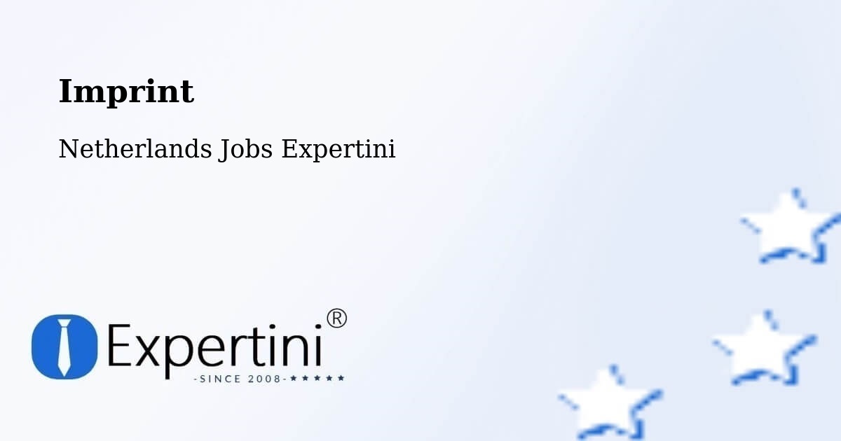 Imprint – De Lier - Netherlands Jobs Expertini